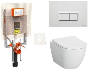 Kedvező árú VitrA fali WC garnitúra + VitrA Nuo WC SIKOVIZNUO600