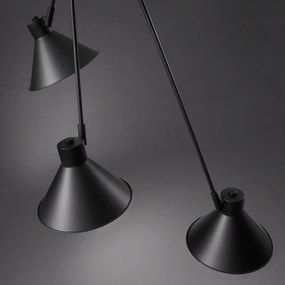 Fekete mennyezeti lámpa 80x80 cm Dione – Kave Home