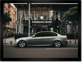 Poszterek 40x30-as keretben Starbucks BMW-hez