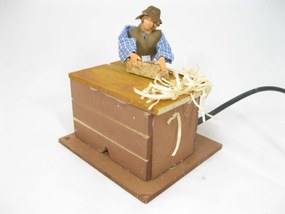 Mozgatható Betlehem Figura Asztalos bETLEHEM, 12cm magas figurákhoz