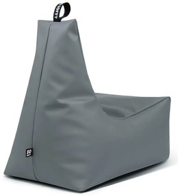 Sötétkék bőrutánzat babzsákfotel Icy XL – So Soft?