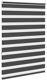 zebrafüggönnyel fekete szövetszélesség 110,9 cm poliészter