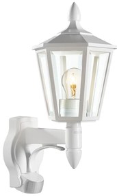 STEINEL 617912 - L 15 szenzoros fali lámpa 1xE27/60W fehér