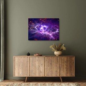 Üveg kép - Lila Univerzum (70x50 cm)