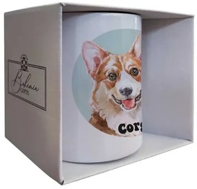 Bohemia Gifts Kerámia bögre - Corgi, 350 ml