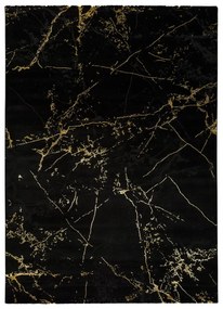 Gold Marble fekete szőnyeg, 160 x 230 cm - Universal