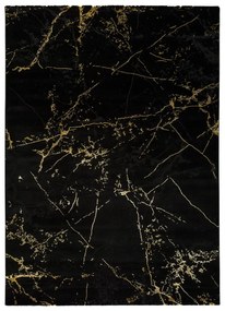 Gold Marble fekete szőnyeg, 80 x 150 cm - Universal