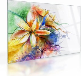 Kép - Virág (üvegen) (70x50 cm)