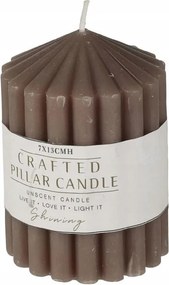 Dekorgyertya bordázott 7x10cm paraffin elegáns illatmentes