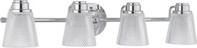 Quintiesse modern fürdőszobai lámpa hudson csiszolt króm elsqn-hudson4-bath IP44