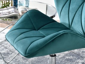 Fotel Velma S (türkiz + króm). 1110462
