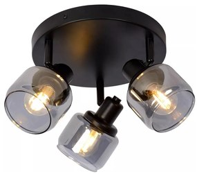 Lucide 77979/13/30 - Spotlámpa BJORN 3xE14/40W/230V fekete