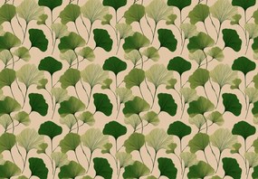 Fotótapéta - Ginkgo zöld levelek (147x102 cm)