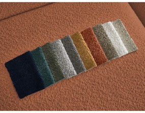 Narancssárga buklé fotel Tina – Bobochic Paris