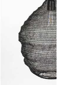 Lena fekete függőlámpa, ø 37 cm - White Label