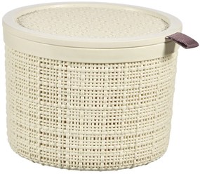 Curver Jute doboz kerek 2L bézs