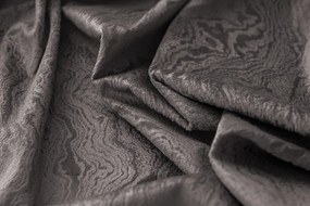 DUNES VELVET sötétítő függöny 140×250 cm, sötétszürke Felfüggesztés: Hullámos sínszalag