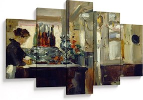 Kép - Style of Edouard Manet, Bon Bock Cafe, reprodukciók (150x105 cm)