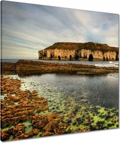 Vászonkép 60x60 Felhők a sziklák felett