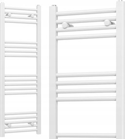 Fürdőszobai Radiátor Létra 400x1200 409W 18-BORDÁS Fehér Slim 40x120cm