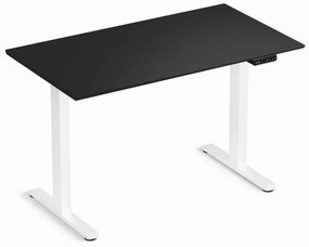 Elektromosan állítható magasságú íróasztal 120x67cm fekete / fehér | LVN System Control Flex+