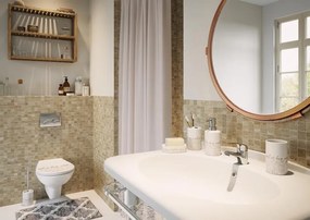 BISK Erga Iris, polipropilén wc-ülőke, fehér bélyegmintával, ERG-06742