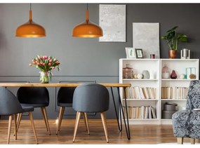 Lucide 30483/50/44 - Csillár zsinóron ROZALLA 1xE27/60W/230V narancssárga