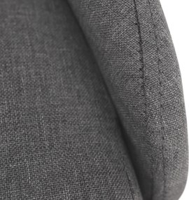 Irodai szék, szürke/króm, EDIZ