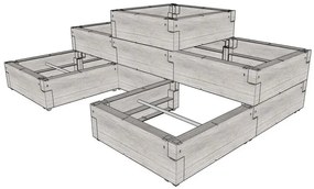 magaságyás JUWEL TIMBER ERGOLINE StepTwo LG3132