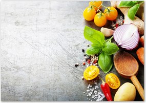 Lacobel üveg fotó nyomtatással Zöldségek Ragasztó Ingyenes