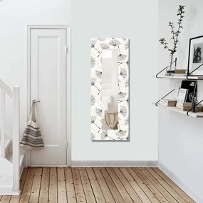 Fali tükör tömörfa kerettel 40x120 cm – Wallity