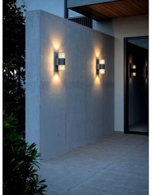 Nordlux - Kültéri fali lámpa ALUDRA 2xE27/15W/230V IP54 antracit