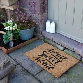 Kókuszrost lábtörlő 40x60 cm Home Sweet Home – Artsy Doormats
