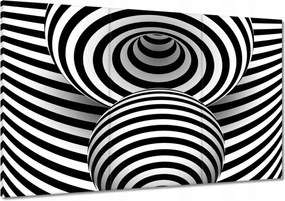 Festmények 120x80 Absztrakt fekete-fehér