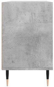 betonszürke szerelt fa TV-szekrény 103,5x30x50 cm