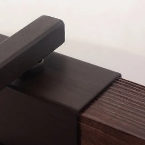 Fali lámpa HAKON 1xE27/60W/230V sötét