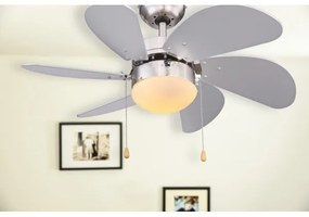 Globo 03801 - Mennyezeti ventilátor RIVALDO 1xE14/60W/230V