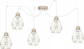 Csillár függeszték mennyezeti lámpa Pók Diamond Bézs mennyezeti lámpa