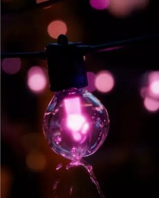 Philips Hue FESTAVIA - RGBW LED hosszabbítható, dimmelhető kültéri füzér, 30× LED, 21 m, IP65