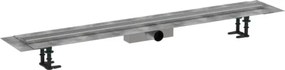 Zuhanylefolyó Hansgrohe RainDrain Compact 120 cm szálcsiszolt rozsdamentes acél szőnyeg 56184800