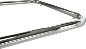 Tárgyalószék, fekete/ezüst, ESIN