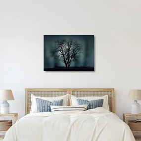Kép egy fáról napfogyatkozáskor (üvegen) (70x50 cm)