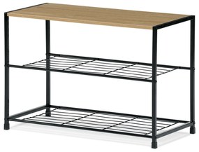 GD-413 OAK Leik, 3 polcos cipőtartó, 63 x 30 x43,5 cm, 3 emelet