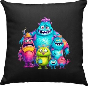 Monster Gyerek párna Mich 2 fekete