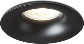 RENDL ISLA sĂŒllyesztett lĂĄmpa fekete 230V LED GU10 7W IP65