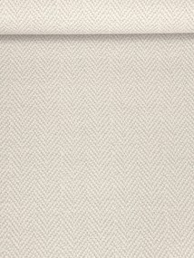 Vinyl fali tapéta vastag strukturált szövet halszálka minta bézs