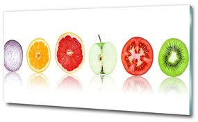 Fali üvegkép Gyümölcsök és zöldségek osh-79330536