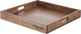 STANDARD SUPPLY mangófa tálca, szögletes 38 x 38cm