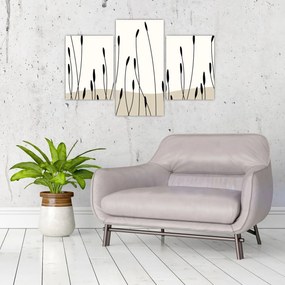 Kép - Grafikus rét N⁰3 (90x60 cm)