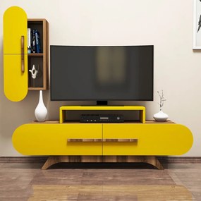 Rose S - Walnut, Yellow
